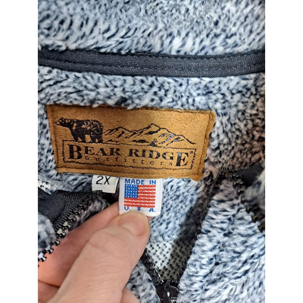 Rear Bear Ridge Outfitters Penn State Fleece Jacket Full Zip Pullover 2X - Picture 2 of 8